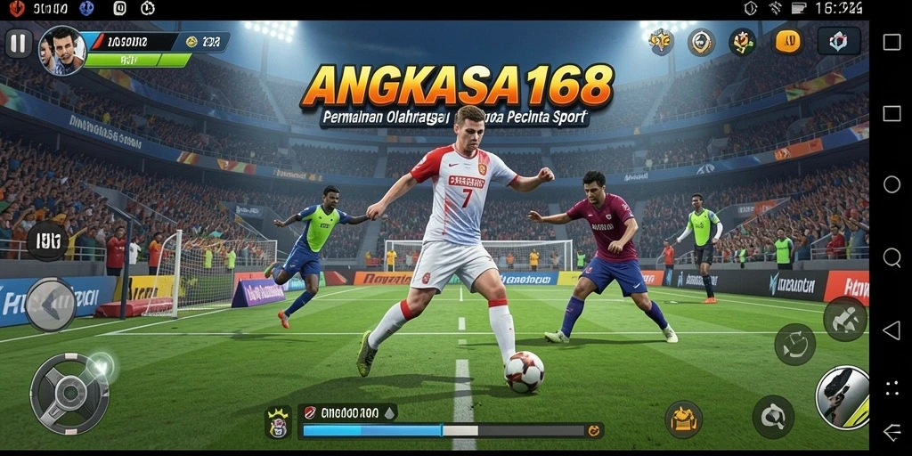 Tampilan gameplay menarik dan penuh aksi dalam ANGKASA168.