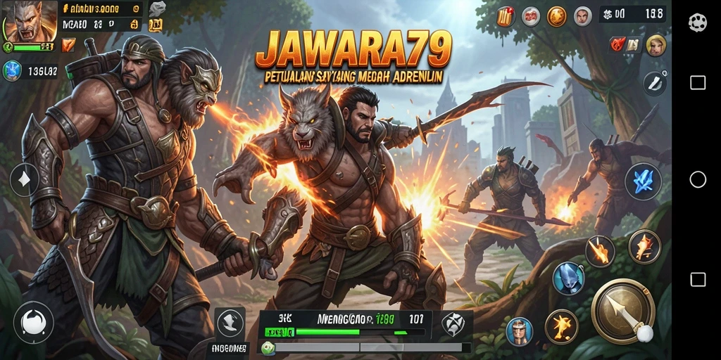 Tangkapan layar memperlihatkan aksi seru dalam gameplay JAWARA79 yang memukau.