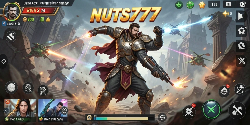 Screenshot gameplay NUTS777 yang menampilkan aksi seru dan mendebarkan.