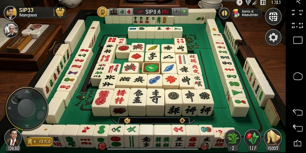 Screenshot gameplay SIP33 menampilkan tantangan Mahjong yang mendebarkan.